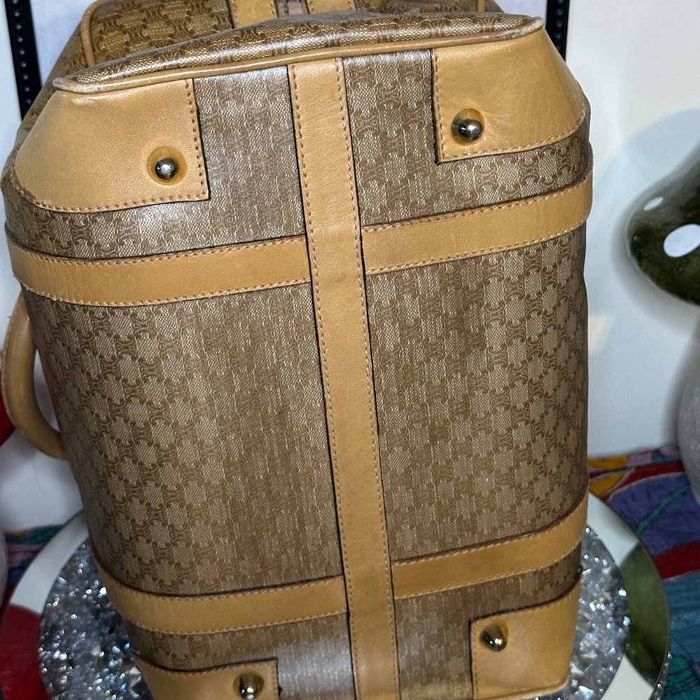 Vintage Celine Macadam Boston Bag. - Picture 8 of 16